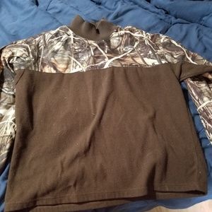 Camo/brown drake pullover